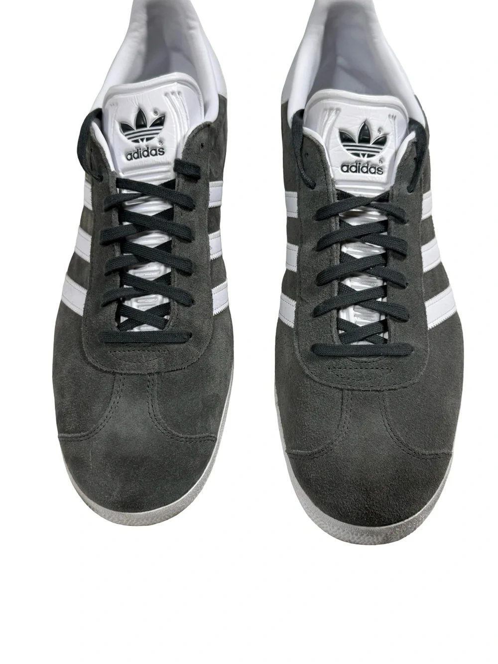 Adidas Gazelle Shoes Sz 13 Gray White Suede Sneakers Casual Low Top Retro BB5480